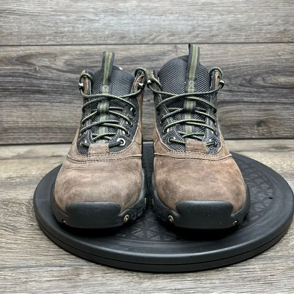 TIMBERLAND Men’s Size 5.5 Shoes BROWN SUEDE HIKING BOOTS 46921 LEATHER